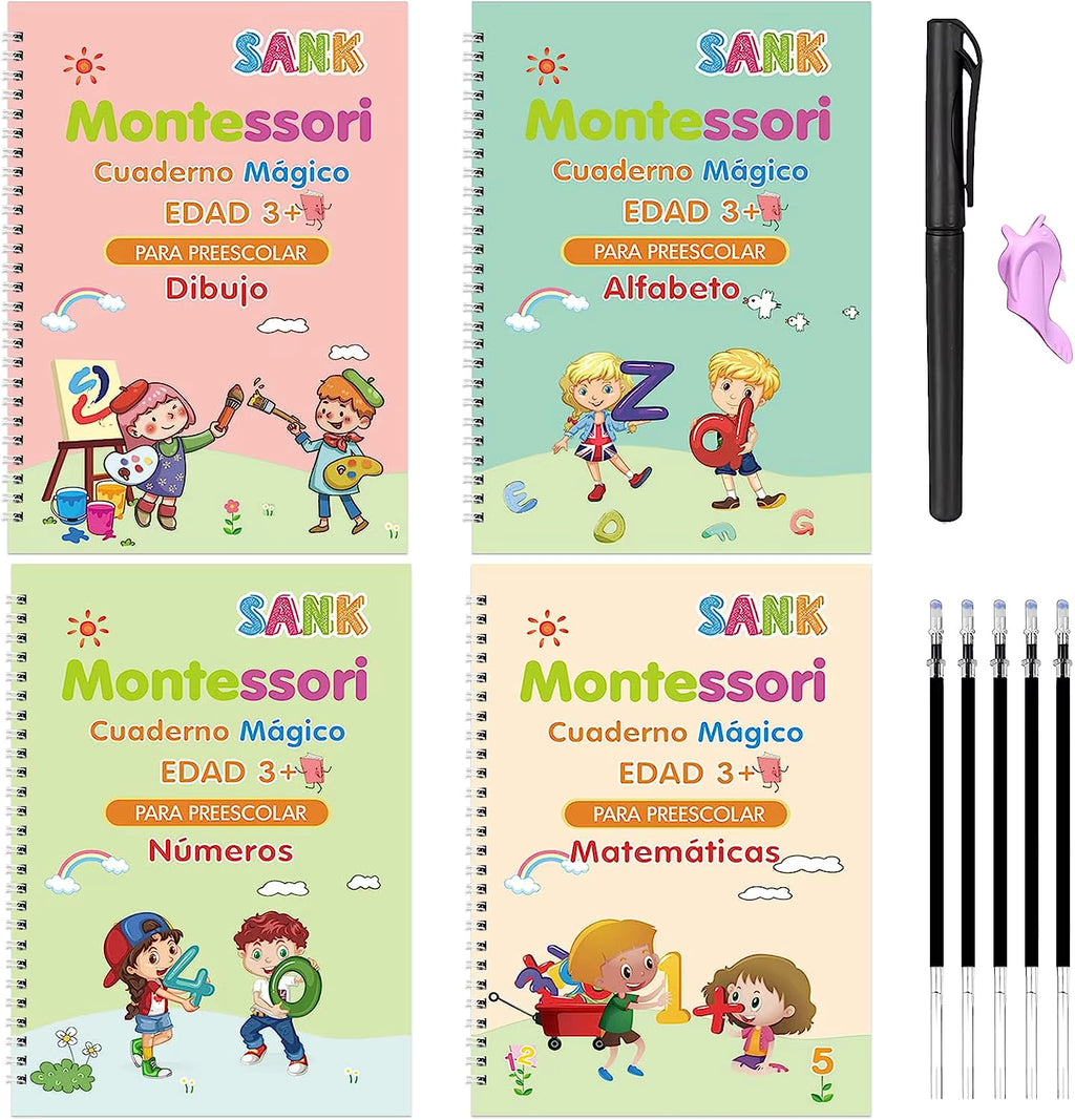 Kit Libros de Caligrafia Montessori